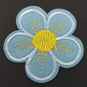 Термонаклейка Цветок- 1 шт, 5х5 см цвет #2