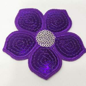 Термонаклейка Цветочек- 1 шт, 8х8см цвет #6