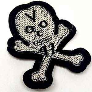 Термонаклейка Череп-1 - 1шт, 7,5х9см