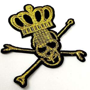 Термонаклейка Череп-9 - 1шт, 7х7см