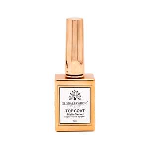 Топ с бархатным эффектом без липкого слоя Global Fashion, Matte Top Coat 15 мл Топ с бархатным эффектом без липкого слоя Global Fashion, Matte Top Coat 15 мл