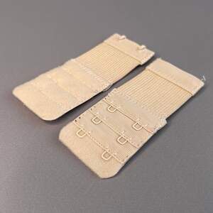 Удлинитель для бюстгальтера на 2 крючка, бежевый 3,8х9,5 см Удлинитель для бюстгальтера на 2 крючка, бежевый 3,8х9,5 см