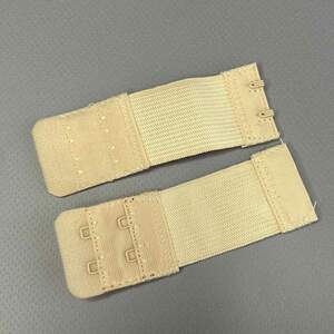 Удлинитель для бюстгальтера на 2 крючка, бежевый 9х3 см Удлинитель для бюстгальтера на 2 крючка, бежевый 9х3 см