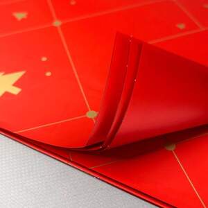 Упаковочная калька для подарков 57х57 см, 20 листов - красная елки Упаковочная калька для подарков 57х57 см, 20 листов - красная елки