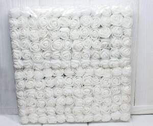 Фоамирановые розочки с Фатином (144шт) Белый