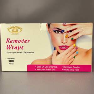 Фольга с ватой для удаления гель-лака, 50шт