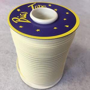 Хлопковая косая бейка,1,5см - 50 полиэстер (92м), цвет 02