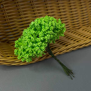 Цветок гипсофилы из пенопласта 8 см - салатовый