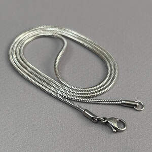 Цепочка для жетона из нержавеющей стали 2 мм, длина 60 см