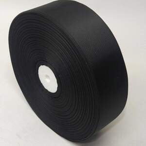 Черный цвет, 5см. лента репсовая 1м.