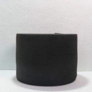 Широкая бельевая резинка для одежды Sindtex черная 12 см х 22,5 м