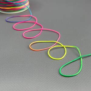 Шнур шамбала, нейлоновый 1 мм - радуга Шнур шамбала, нейлоновый 1 мм - радуга