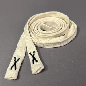 Шнурок 1 см бежевый 130 см - без концевика Х Шнурок 1 см бежевый 130 см - без концевика Х