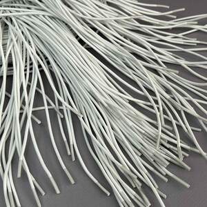 Шнурок для обуви резиновый 100 см длина, Ø 2 мм - белый Шнурок для обуви резиновый 100 см длина, Ø 2 мм - белый