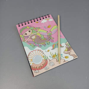 Блокнот- гравюра А6 Русалка 10 листов