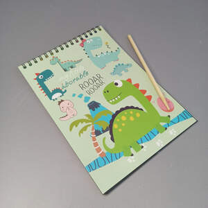 Блокнот-гравюра А5 Динозавр 8 листов