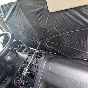 Зонт на лобовое стекло в авто солнцезащинтый 120х60