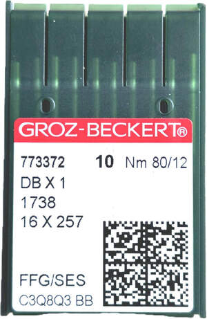 Иглы для промышленных машин Groz beckert (Германия - оригинал) DВх1 80