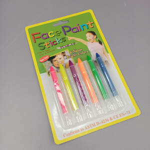 Краска- карандаш для грима 6 цветов