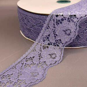 Кружево гипюровое 6 см - сиреневый (#9)