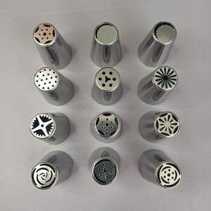 Набор кондитерских насадок Тюльпан из 12 шт