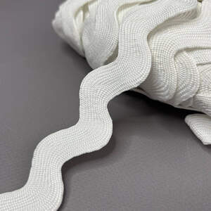 Тесьма Вьюнок 20 мм - теплый белый