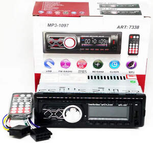 Автомагнитола MP3 1097 BT Iso cable 1DIN