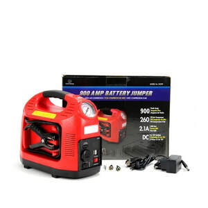 Автомобильное пускозарядное устройство 900А Компрессор 260PSI Автомобильное пускозарядное устройство 900А Компрессор 260PSI