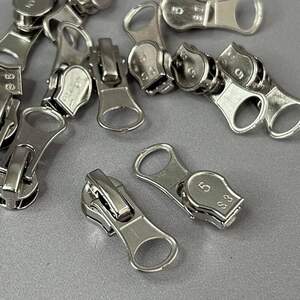 Бегунок для спиральной молнии 5 - никель