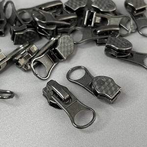 Бегунок для спиральной молнии 7 - темный никель