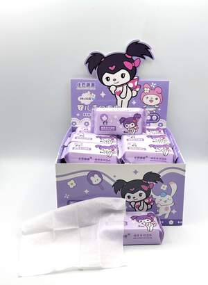 Влажные салфетки Kuromi, 8шт