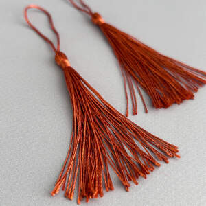Декоративные кисточки для рукоделия 13 см - медный