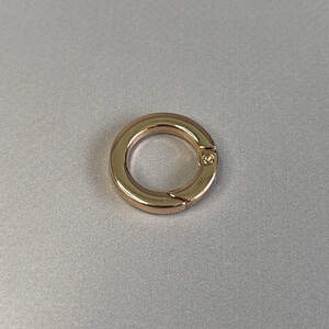 Карабин-кольцо для сумки 15 мм, золото - 2,5 см