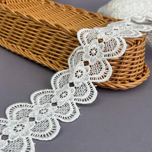 Кружево макраме Sindtex 5,5см - теплый белый