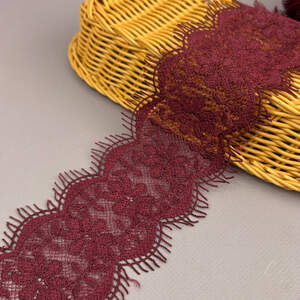 Кружево макраме Sindtex 9 см - бордо
