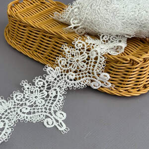 Кружево макраме Sindtex 9 см - теплый белый