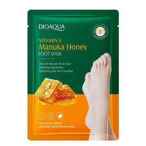 Маска-носки для ног Bioaqua с экстрактом меда и витамином Е