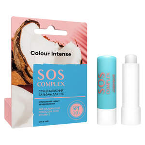 Солнцезащитный бальзам для губ Colour Intense Sos Complex Spf 30, 5г