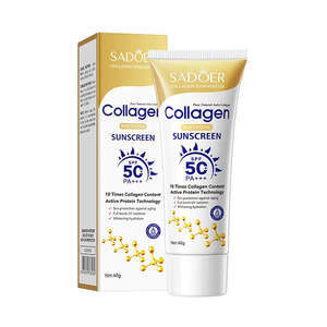 Солнцезащитный крем для лица с коллагеном Sadoer Collagen Spf 50, 40g