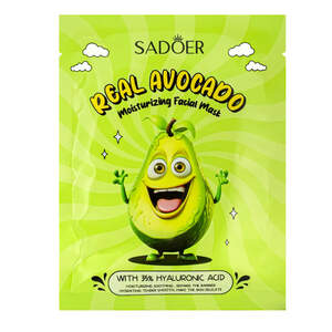 Тканевая маска для лица Sadoer с экстрактом авокадо, 25г