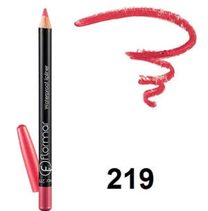 Водостойкий карандаш для губ Flormar 219, Natural pink