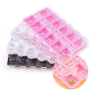 Пластиковый контейнер для хранения декора, 12 ячеек Пластиковый контейнер для хранения декора, 12 ячеек