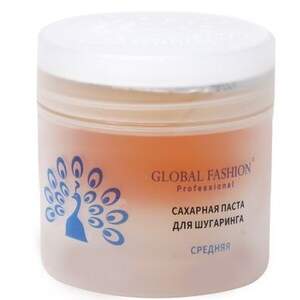 Сахарная паста для шугаринга Global Fashion средняя 400мл Сахарная паста для шугаринга Global Fashion средняя 400мл