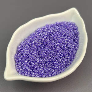 #12/0 Бисер китайский мелкий, 450 г - фиалковый матовый (ТТ-146)