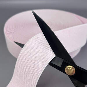 1м. Резинка поясная, манжетная - 6см - светло-розовый