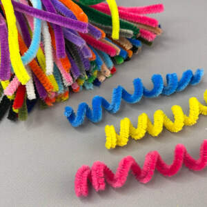 Пушистая проволока (синель) 30см - яркий микс Пушистая проволока (синель) 30см - яркий микс