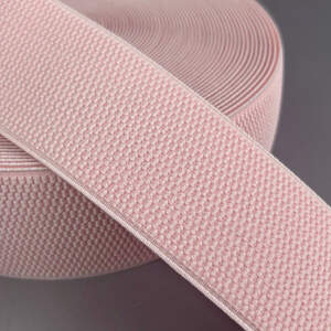 Резинка поясная, манжетная - 6см/25ярд - персиковый