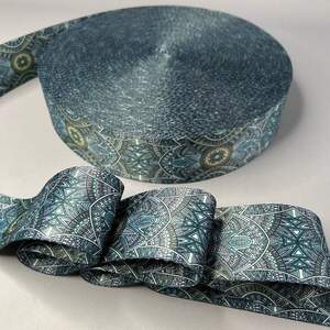 Стропа ременная для сумок 5 см разноцветная - узоры Стропа ременная для сумок 5 см разноцветная - узоры