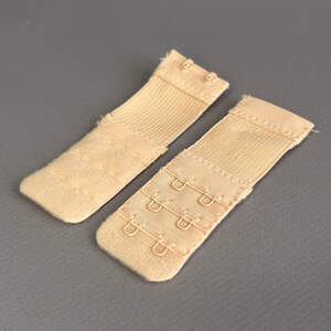 Удлинитель для бюстгальтера на 2 крючка, бежевый 3,2х9,5 см Удлинитель для бюстгальтера на 2 крючка, бежевый 3,2х9,5 см