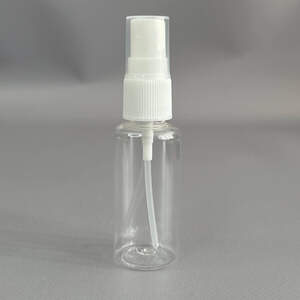 Флакон пластиковый с распылителем Ø30 мм, h -100 мм, объем - 30 мл - прозрачный